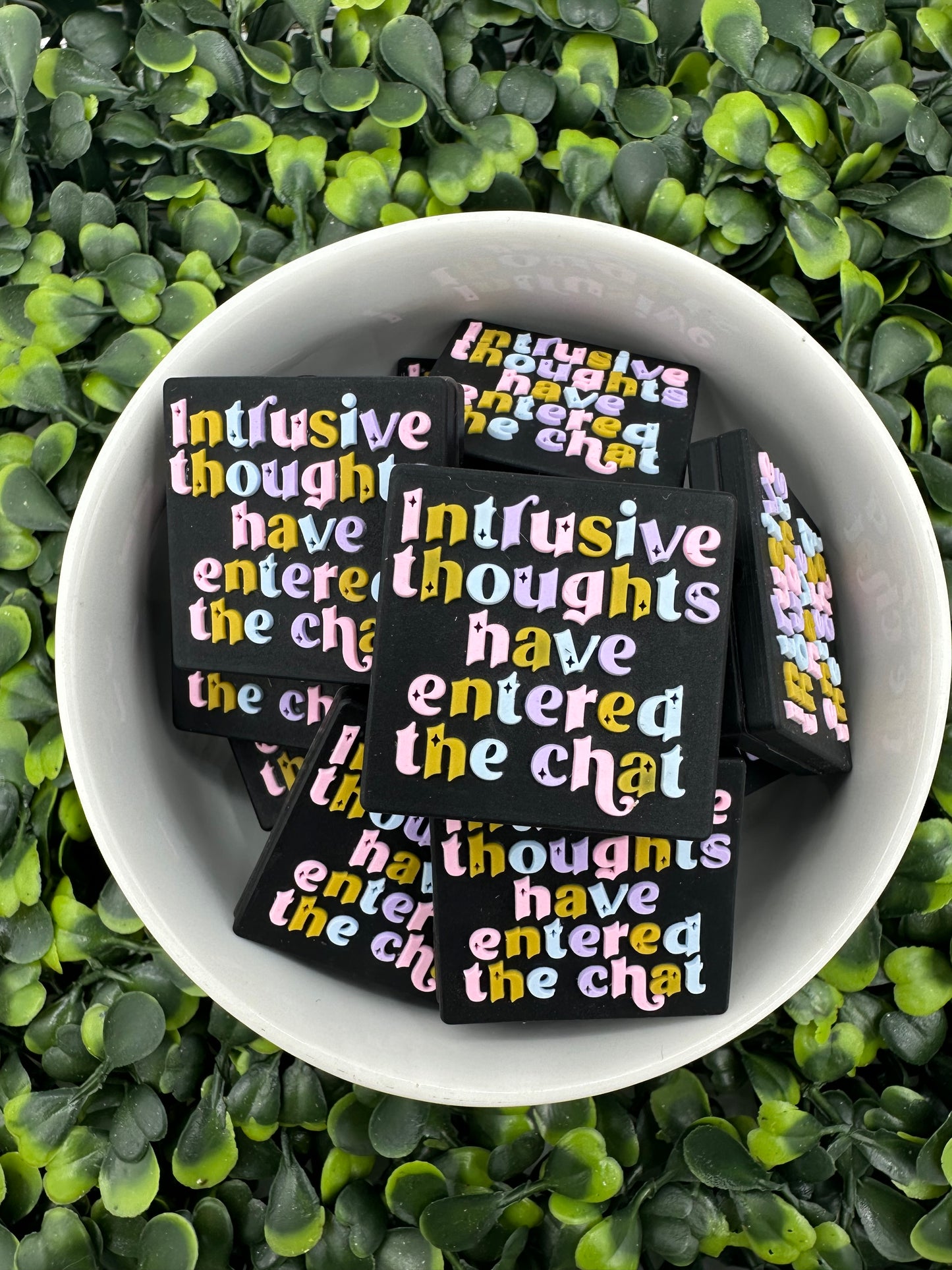 Intrusive Thoughts Silicone Focal Bead