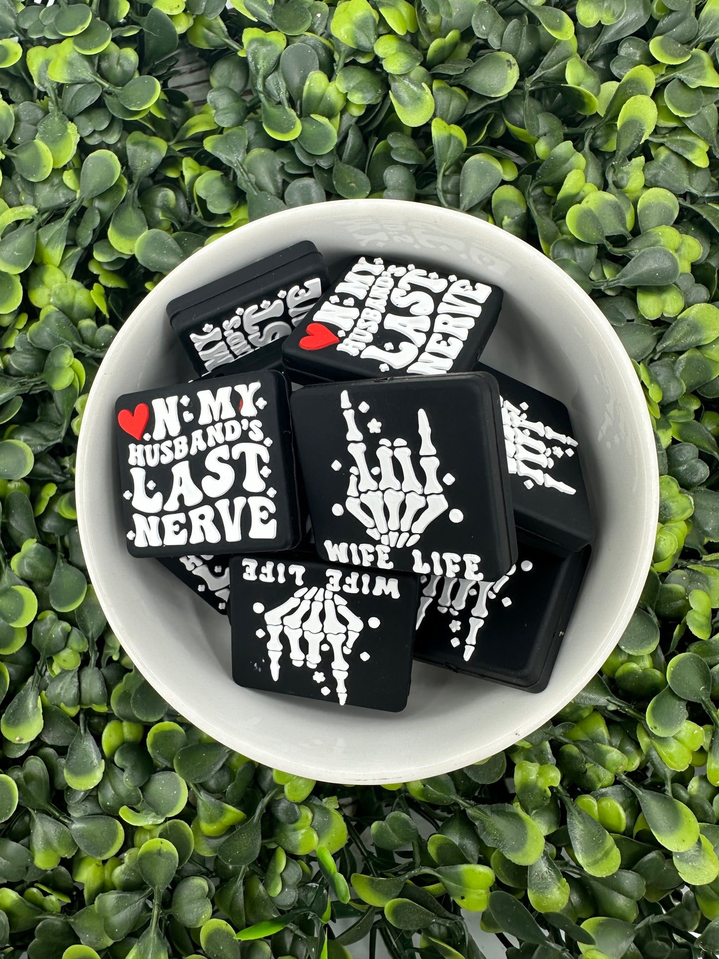 Wife Life Silicone Focal Bead
