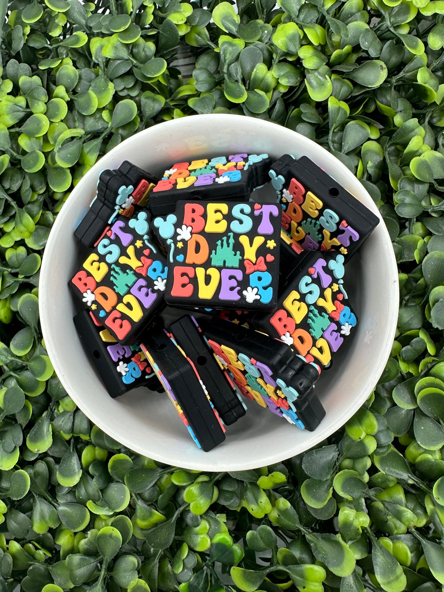 Best Day Ever Silicone Focal Bead