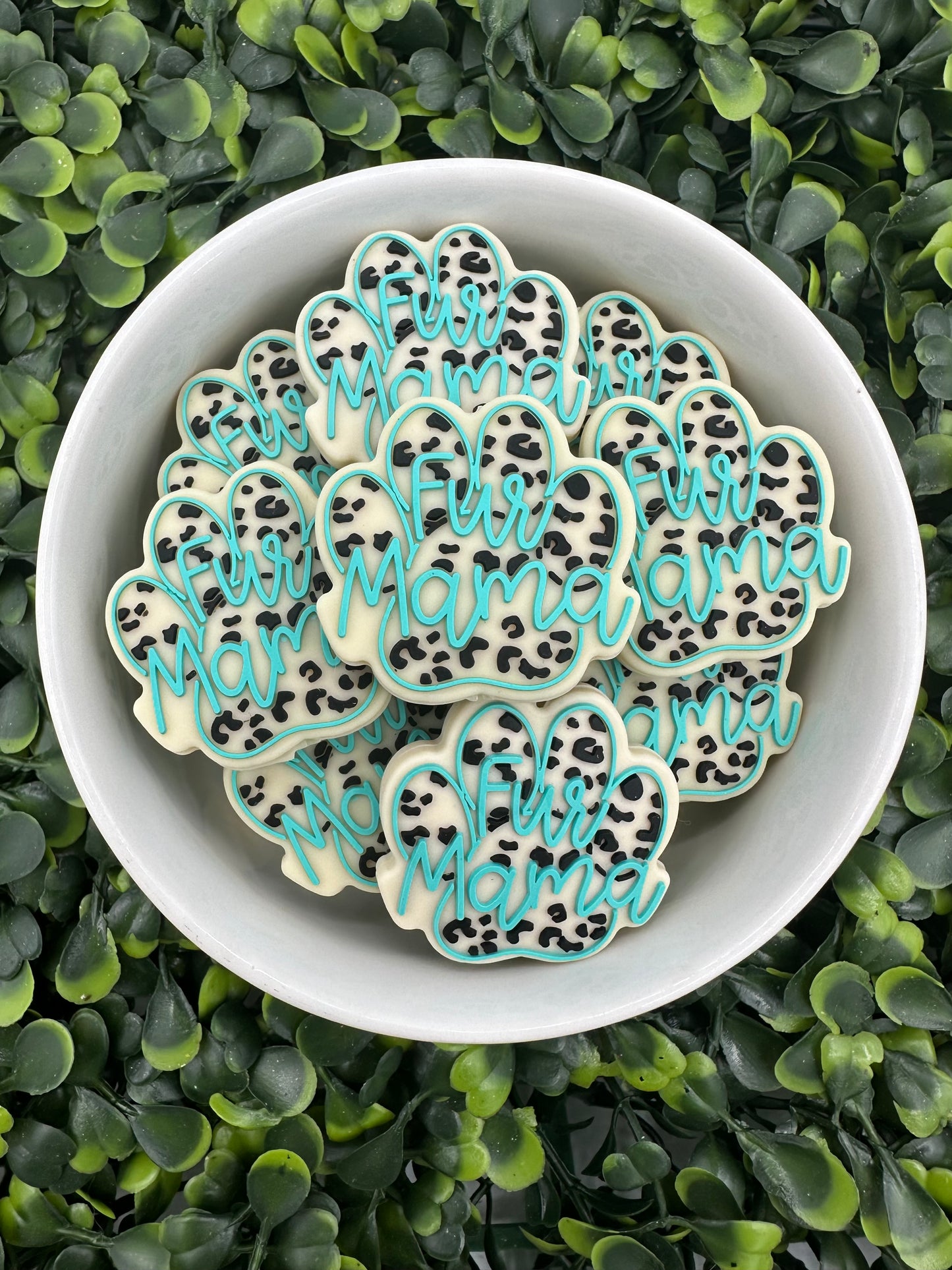 Fur Mama Silicone Focal Bead