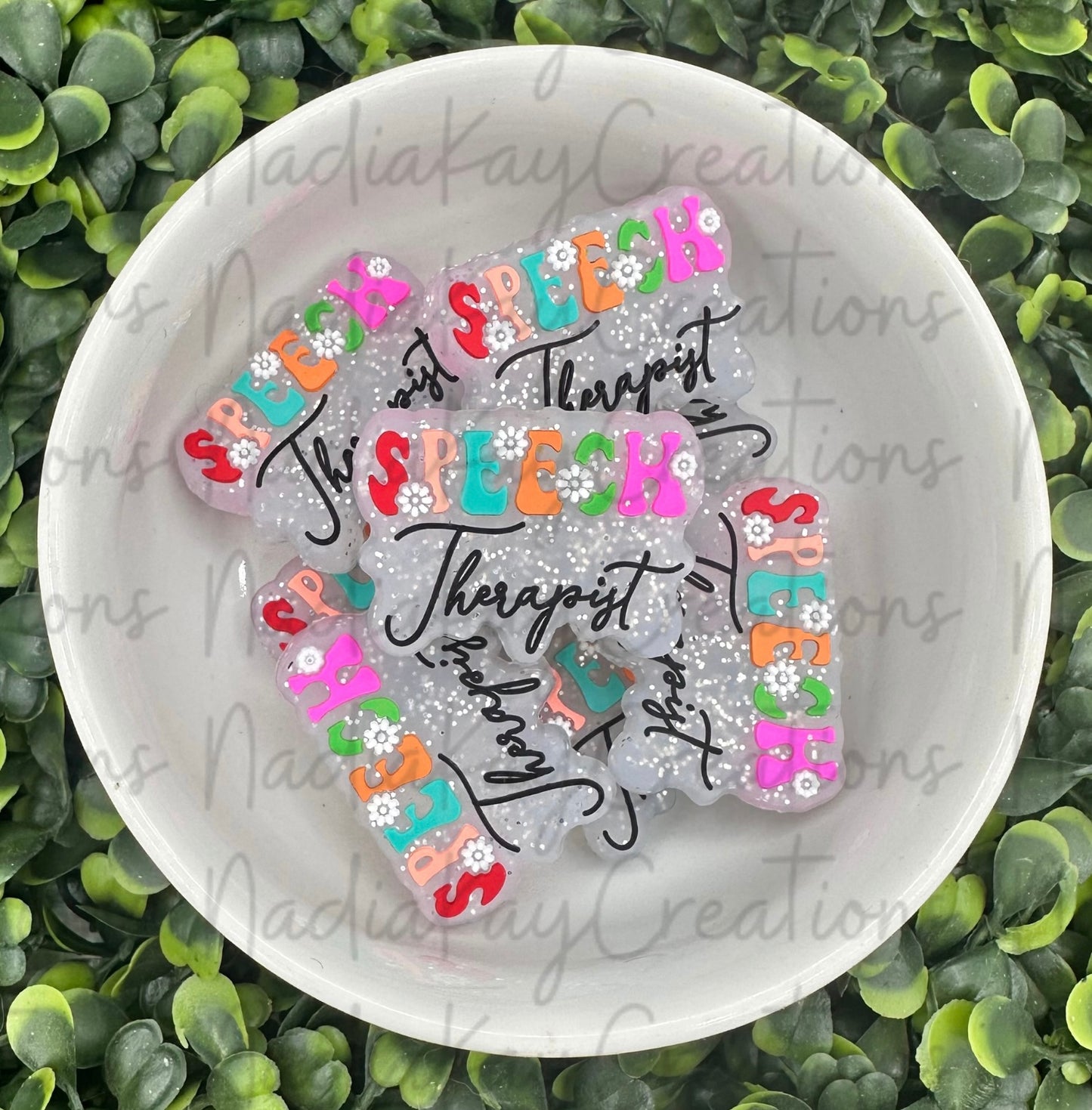 Speech Therapist Silicone Focal Bead