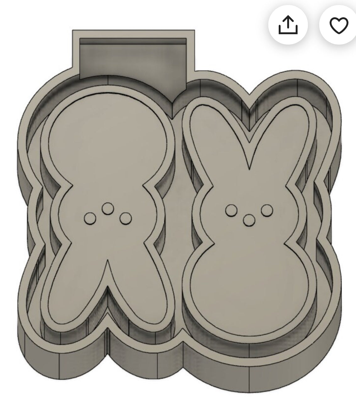 Easter Bunny Silicone Mold