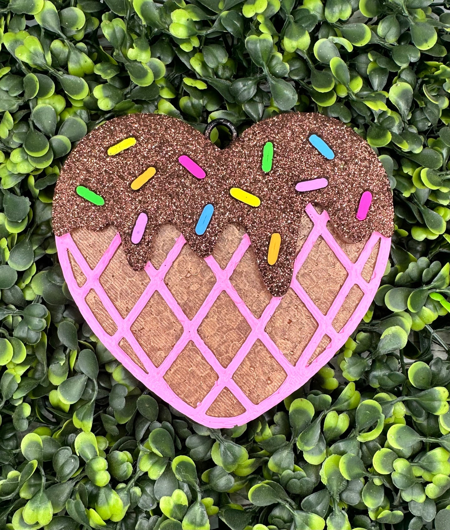 Heart Shaped IceCream Car Freshie