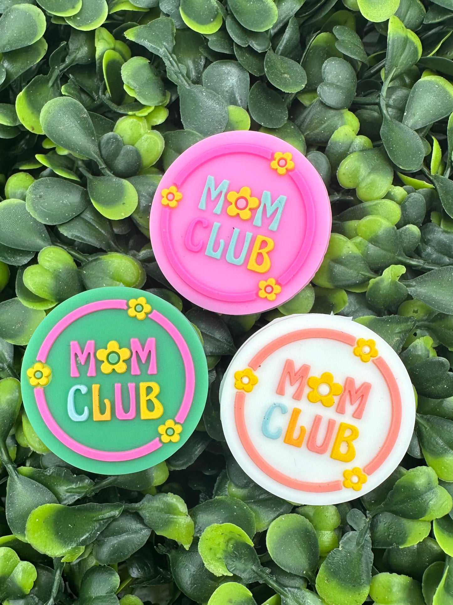 Mom Club Silicone Focal Bead