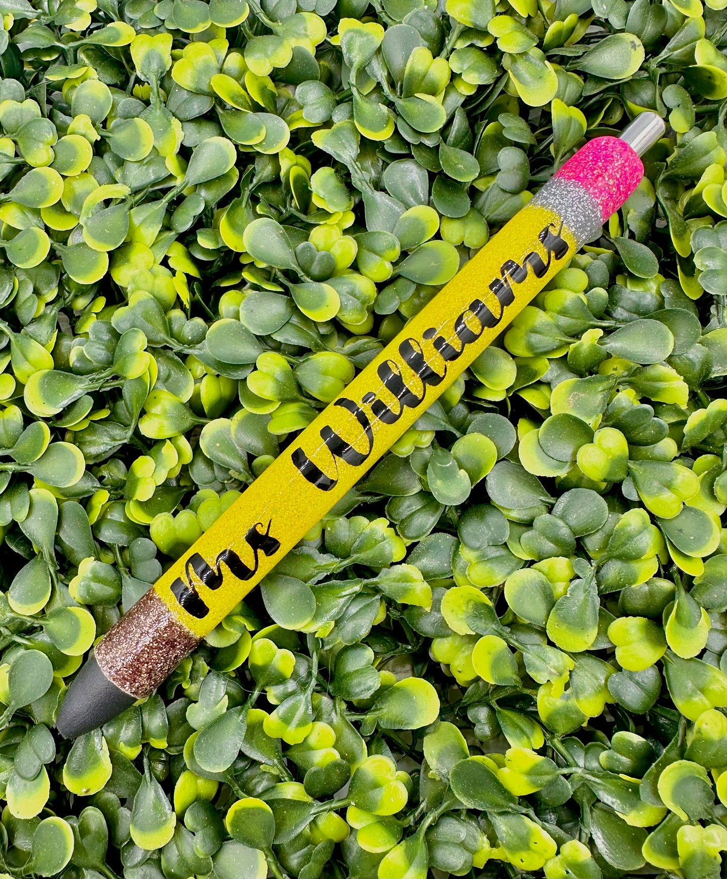 Custom Teacher Pencil Glitter Pen