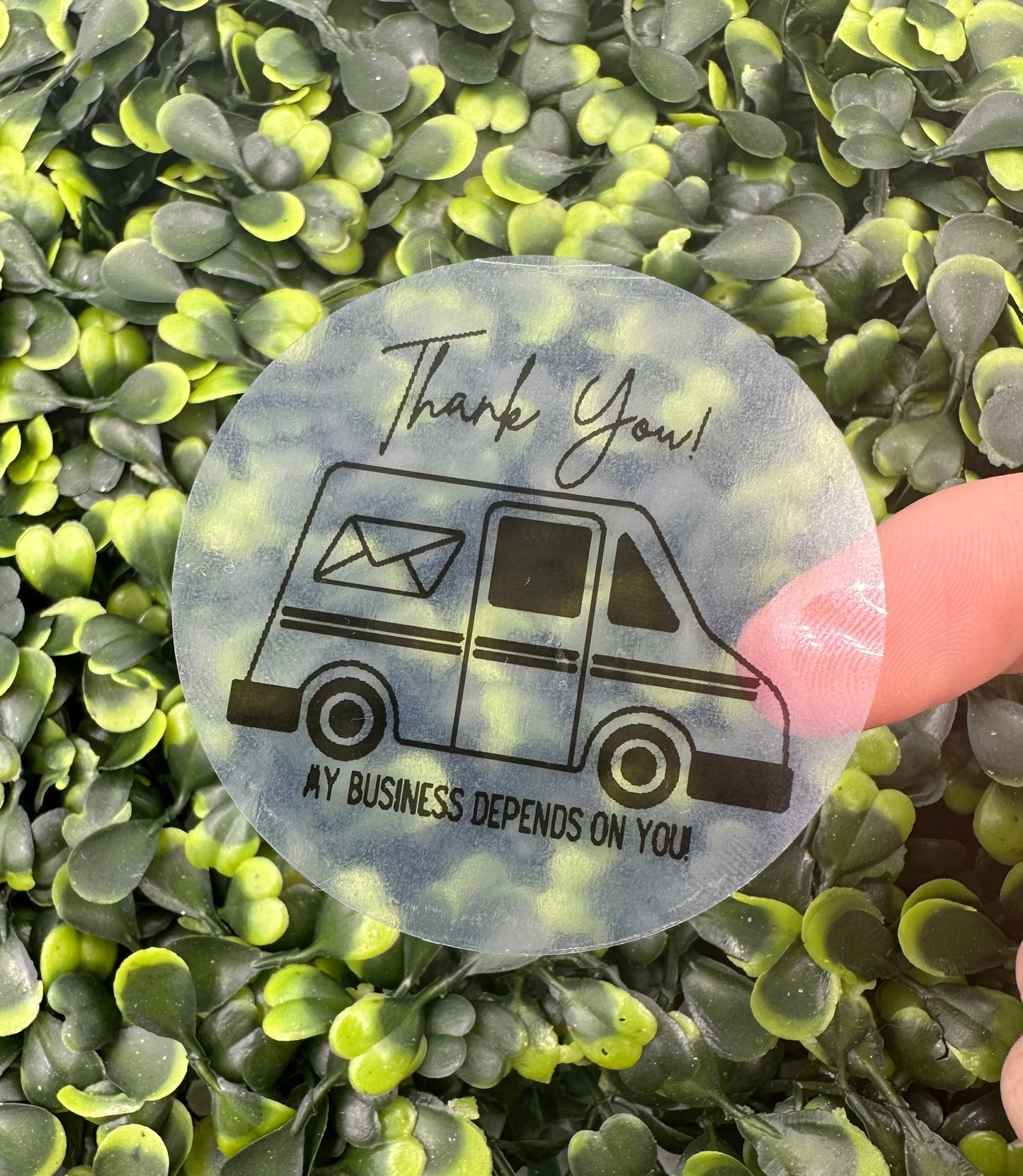 Mailman Appreciation Thermal Stickers