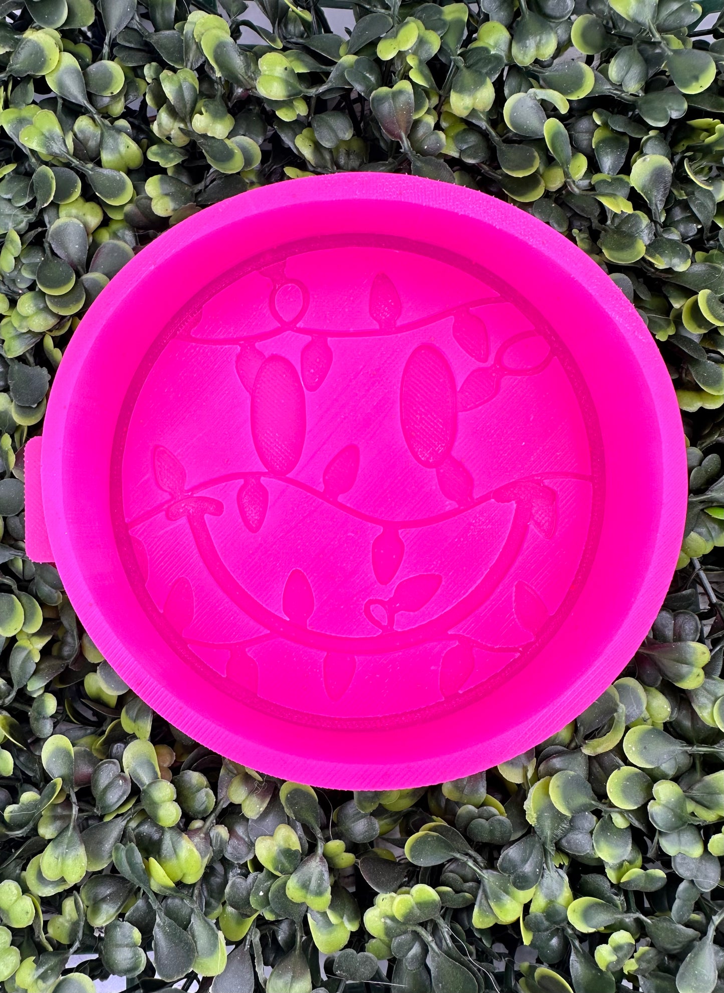 Christmas Lights Smiley Silicone Mold