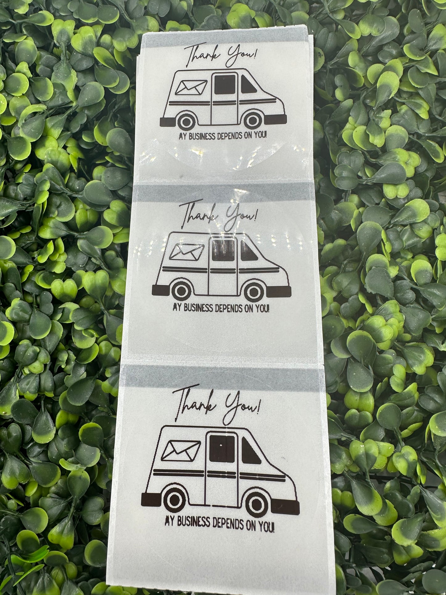 Mailman Appreciation Thermal Stickers