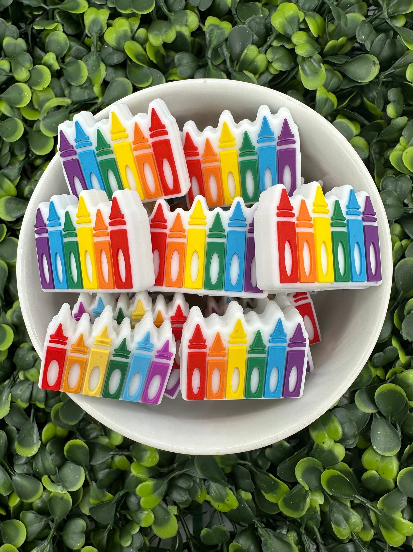 Crayons Silicone Focal Bead