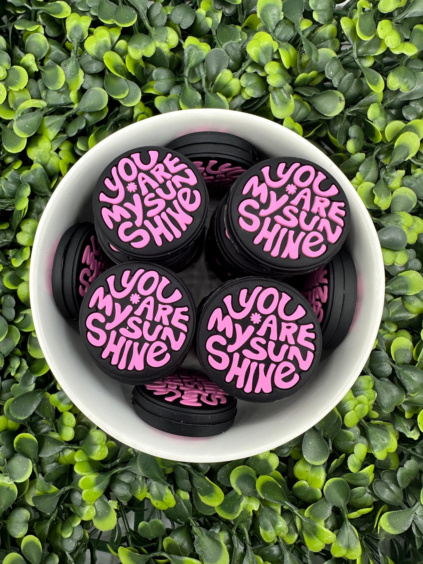 You Are My Sunshine Silicone Focal Bead