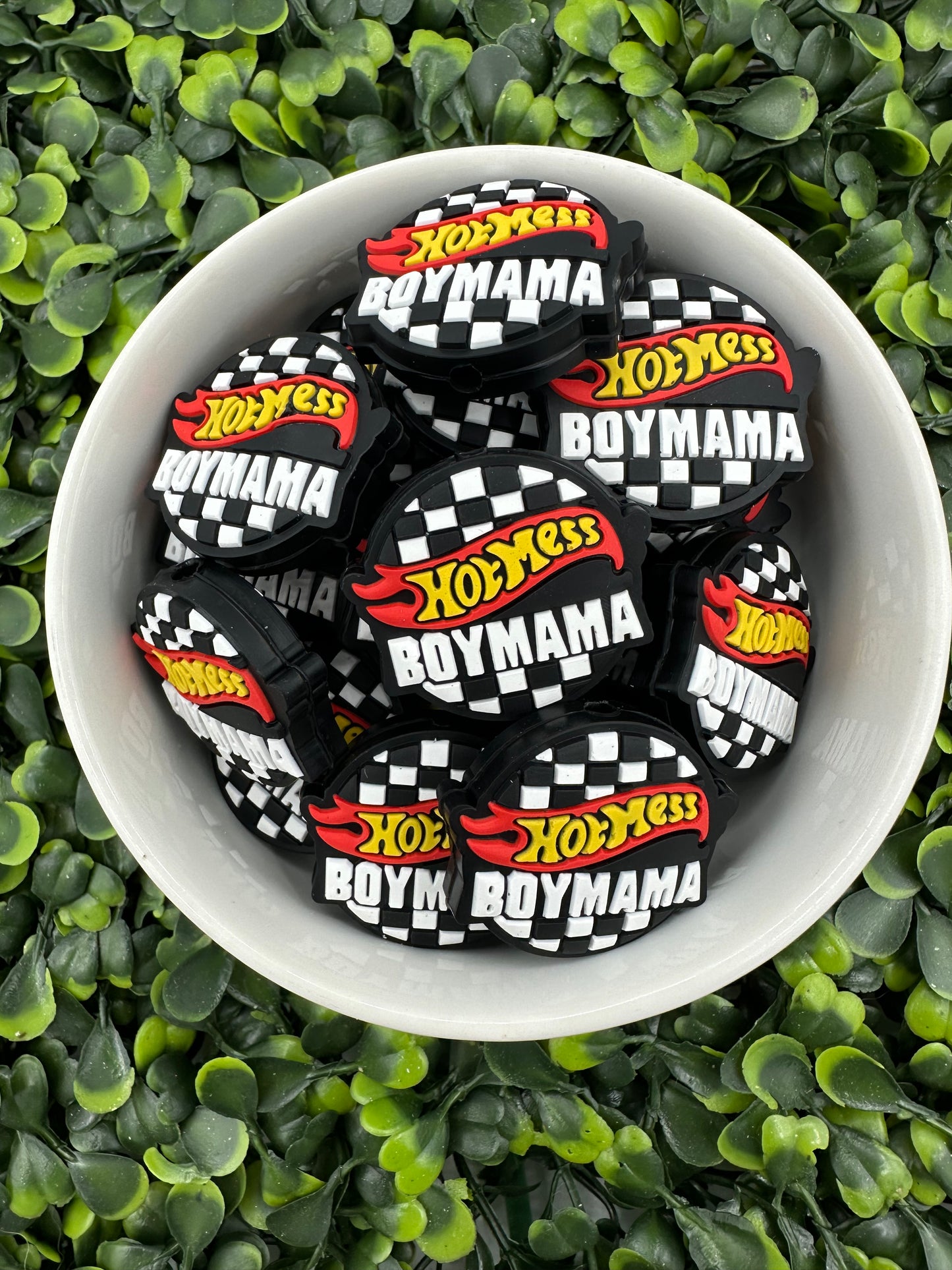 Hot Mess Mama Silicone Focal Bead