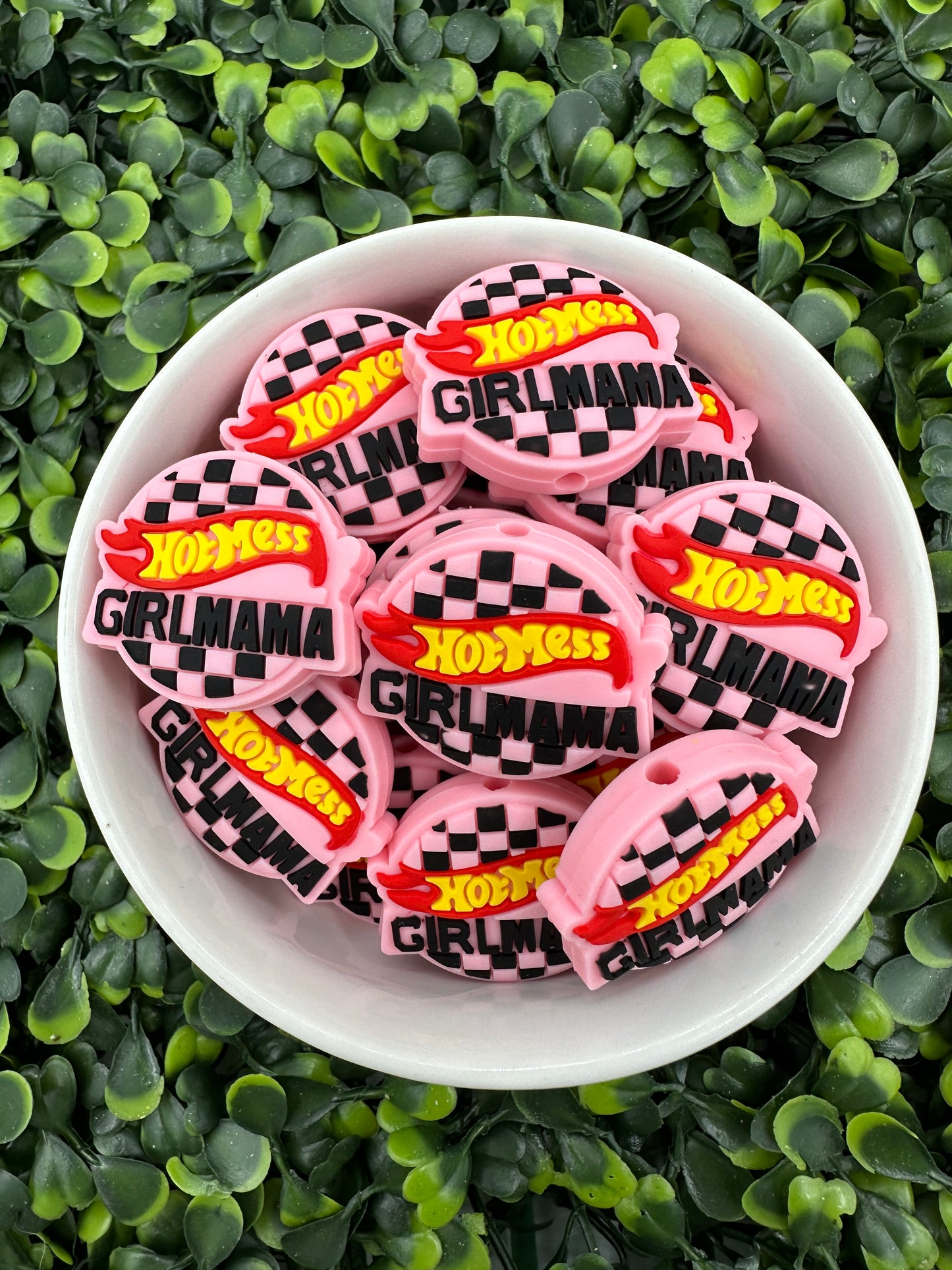 Hot Mess Mama Silicone Focal Bead