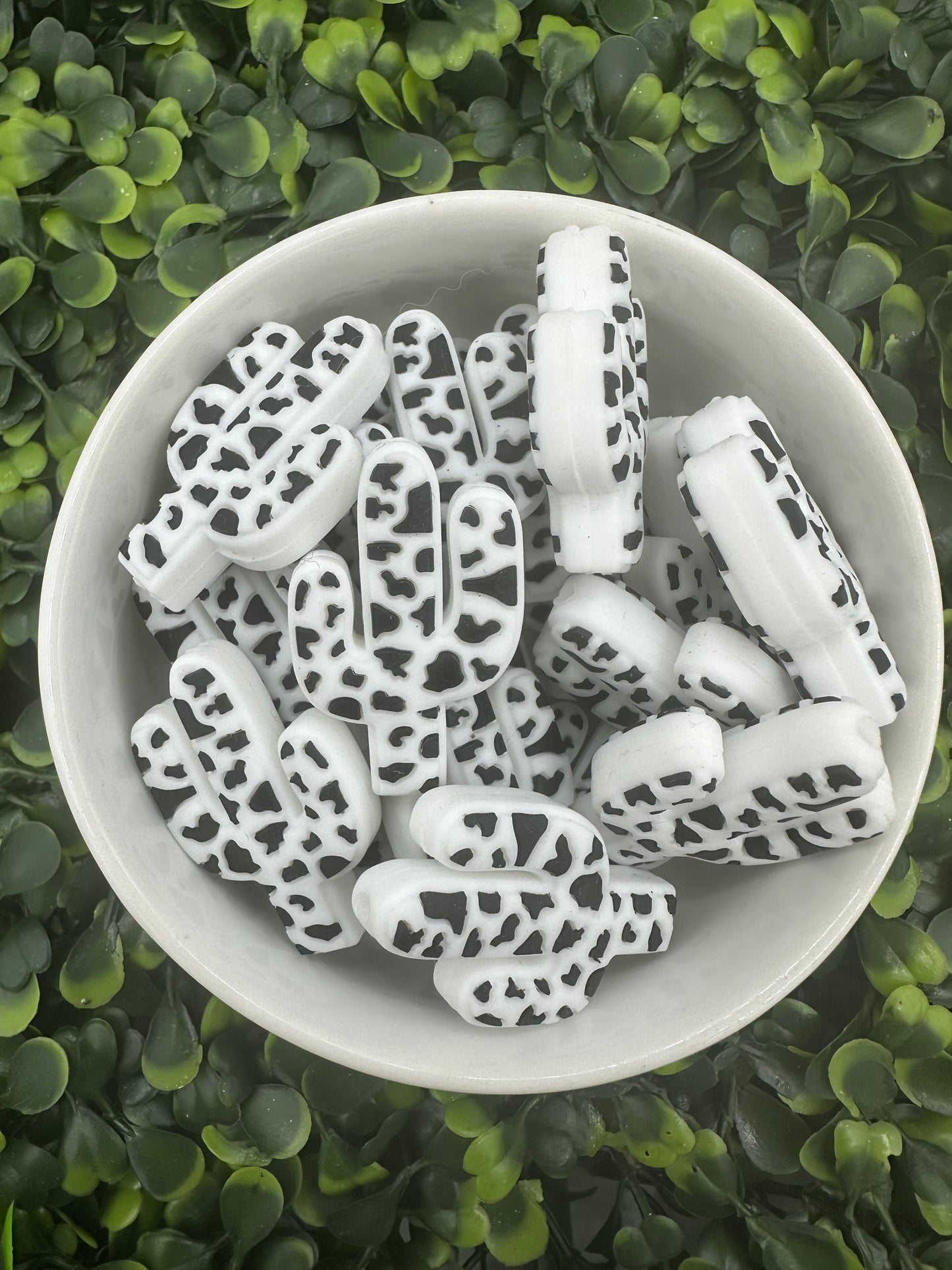 Western Cactus Silicone Focal Bead
