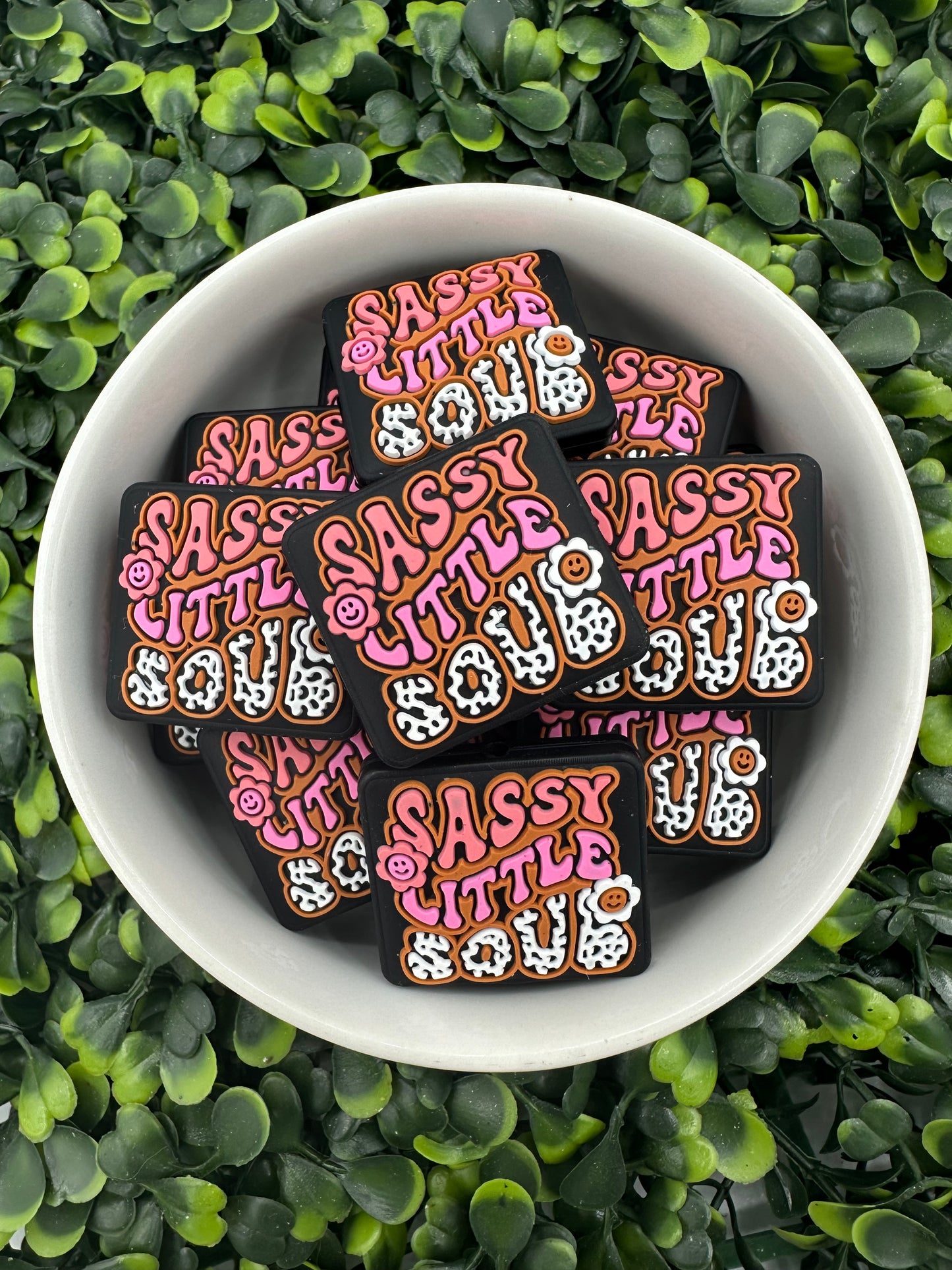 Sassy Little Soul Silicone Focal Bead