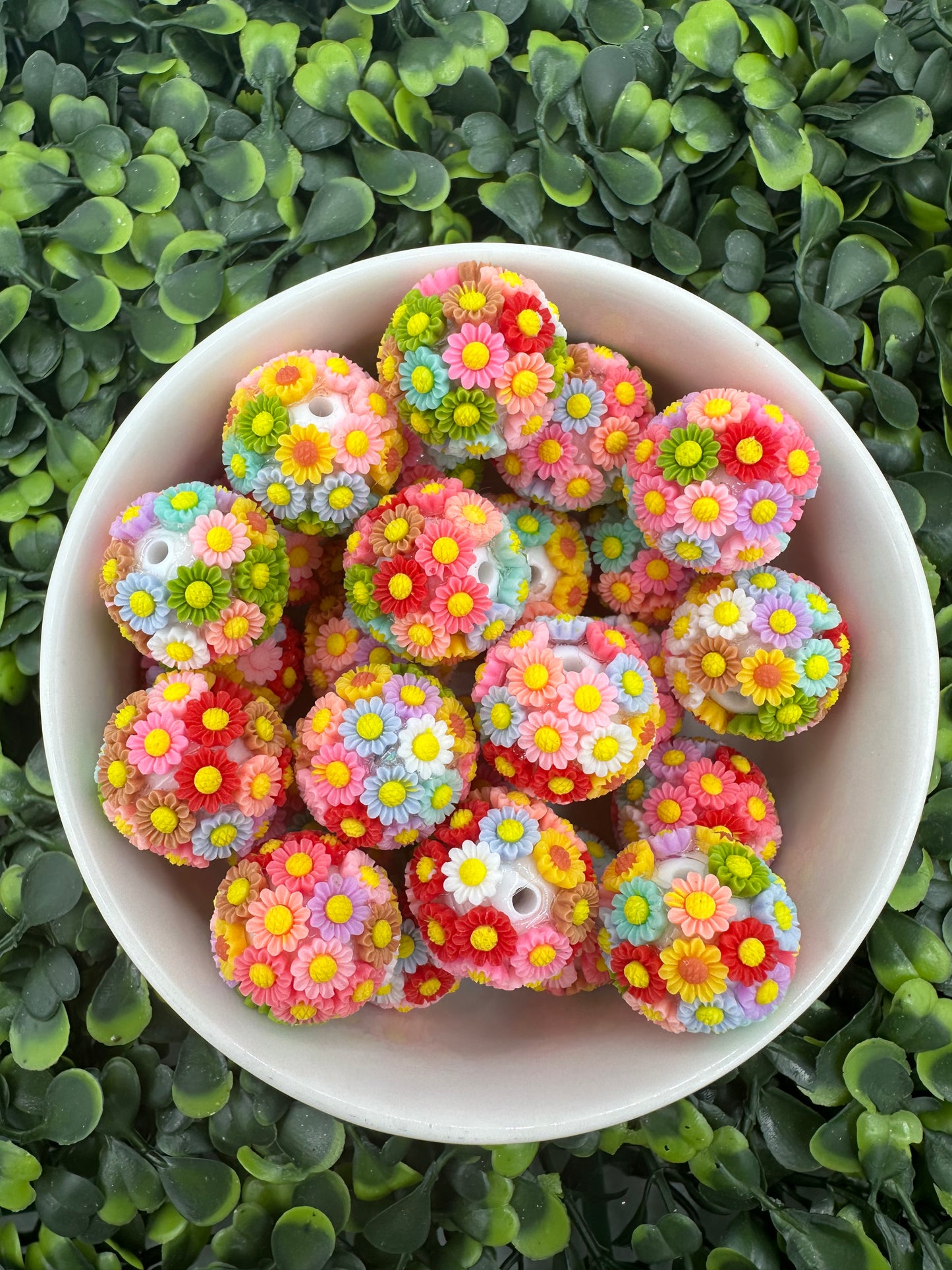 20mm Floral Focal Bead