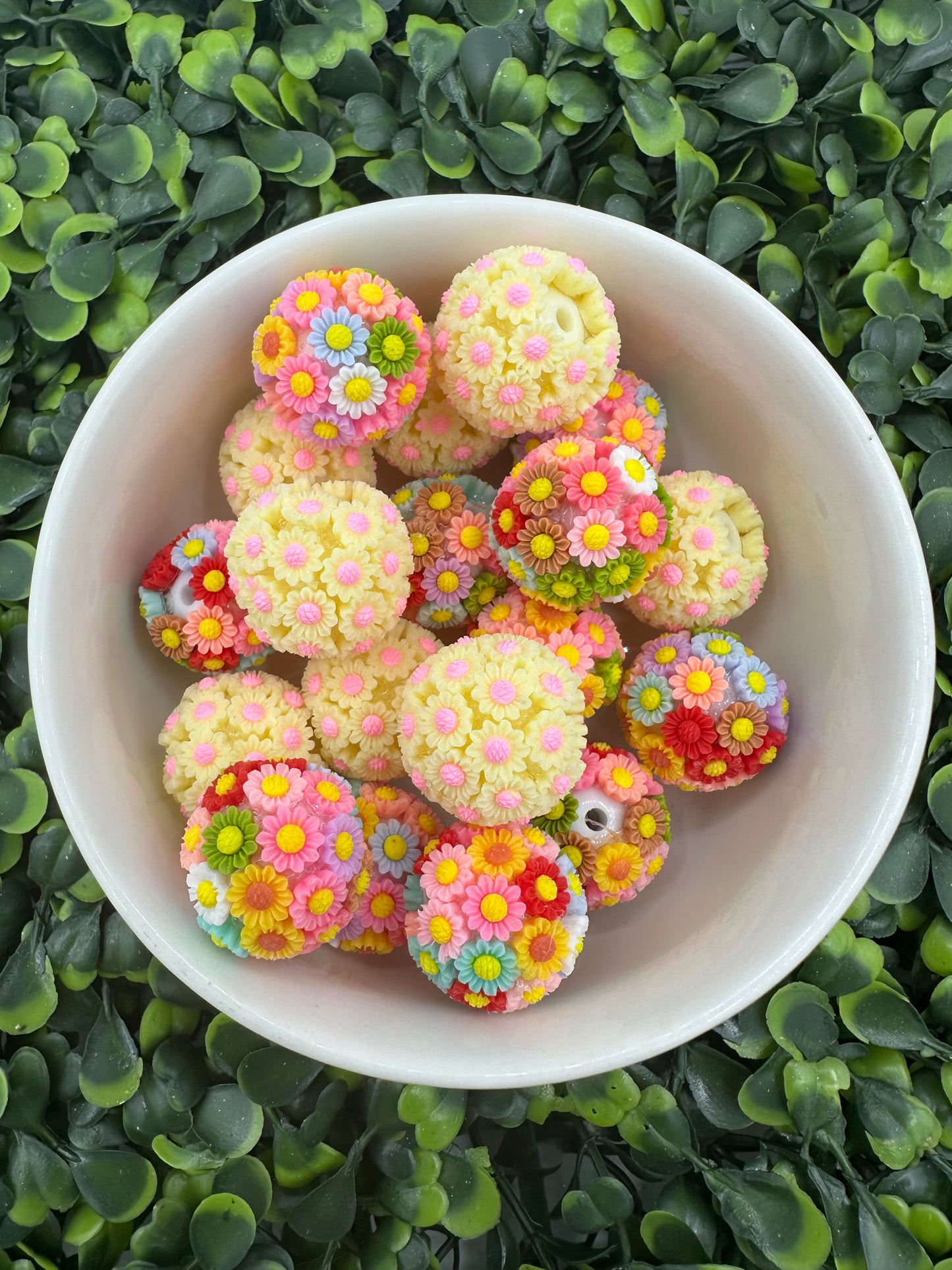 20mm Floral Focal Bead