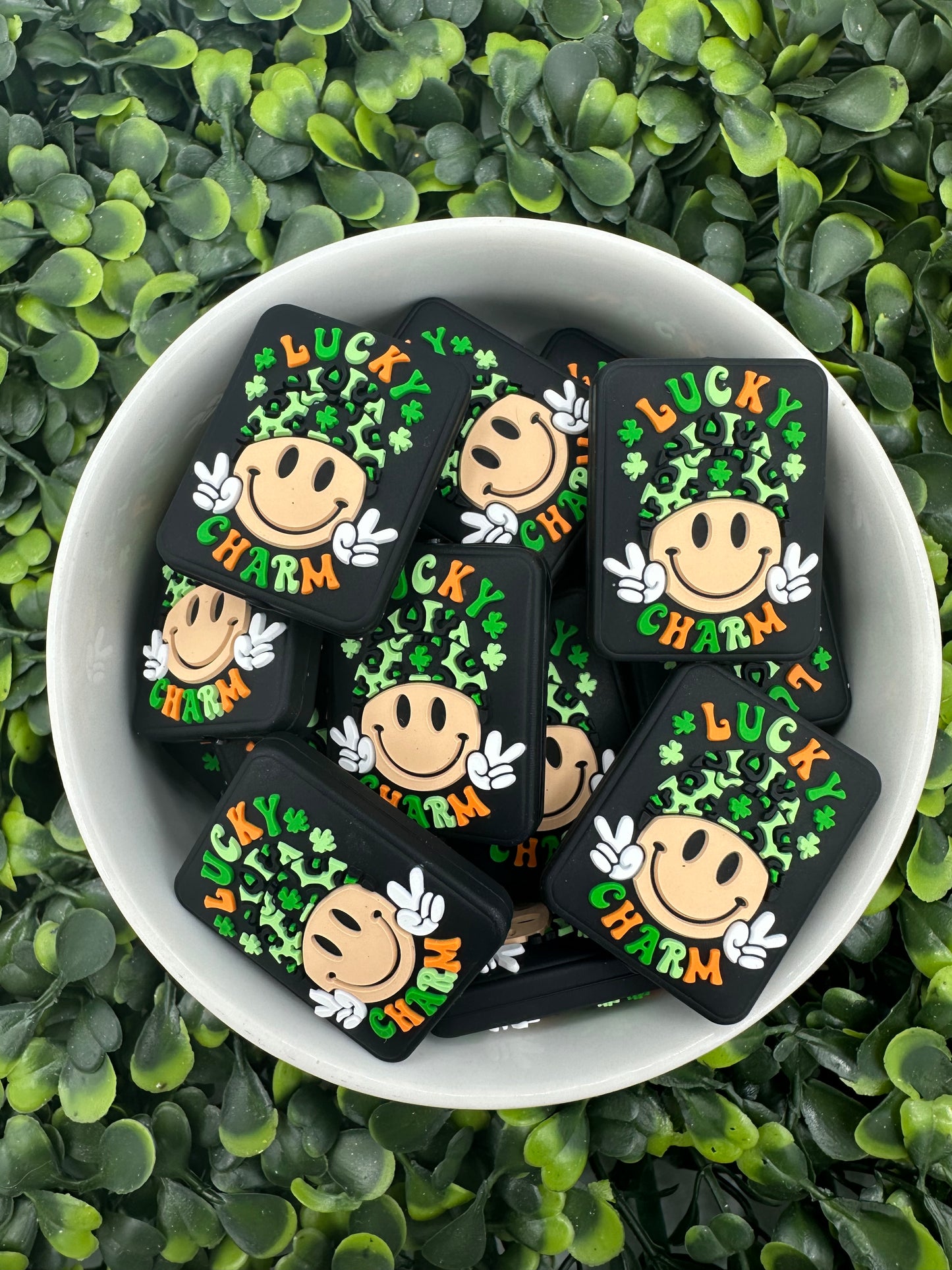 Lucky Charm Silicone Focal Bead
