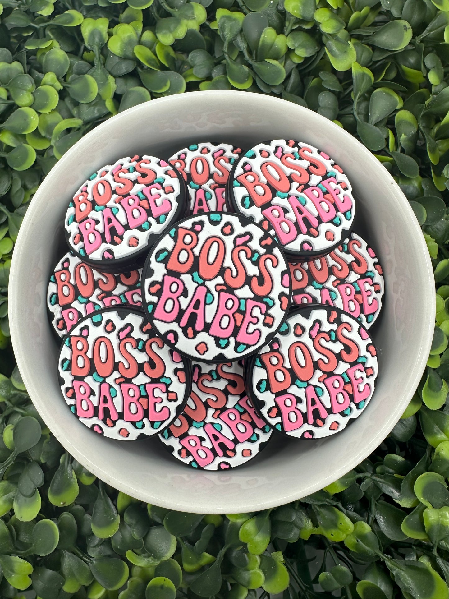 Boss Babe Silicone Focal Bead