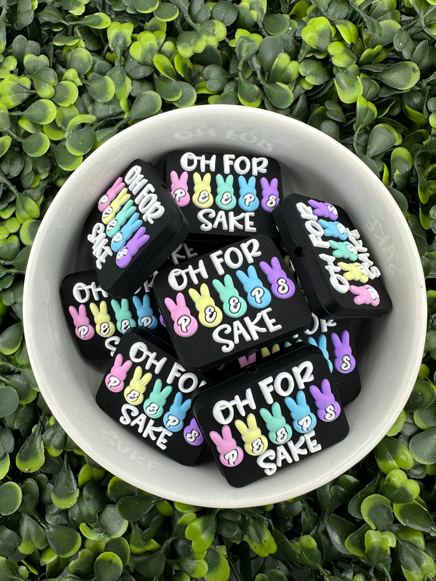 Oh For Peeps Sake Silicone Focal Bead