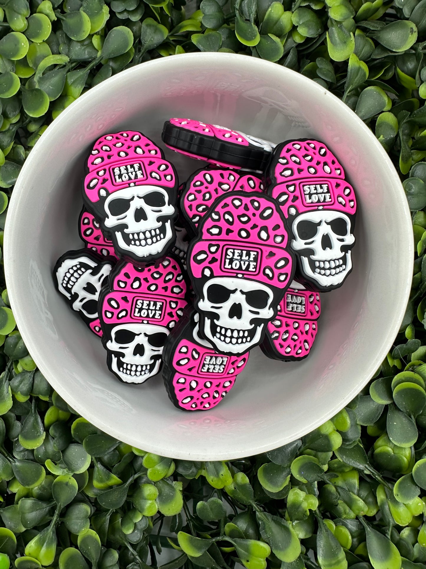 Self Love Skeleton Silicone Focal Bead