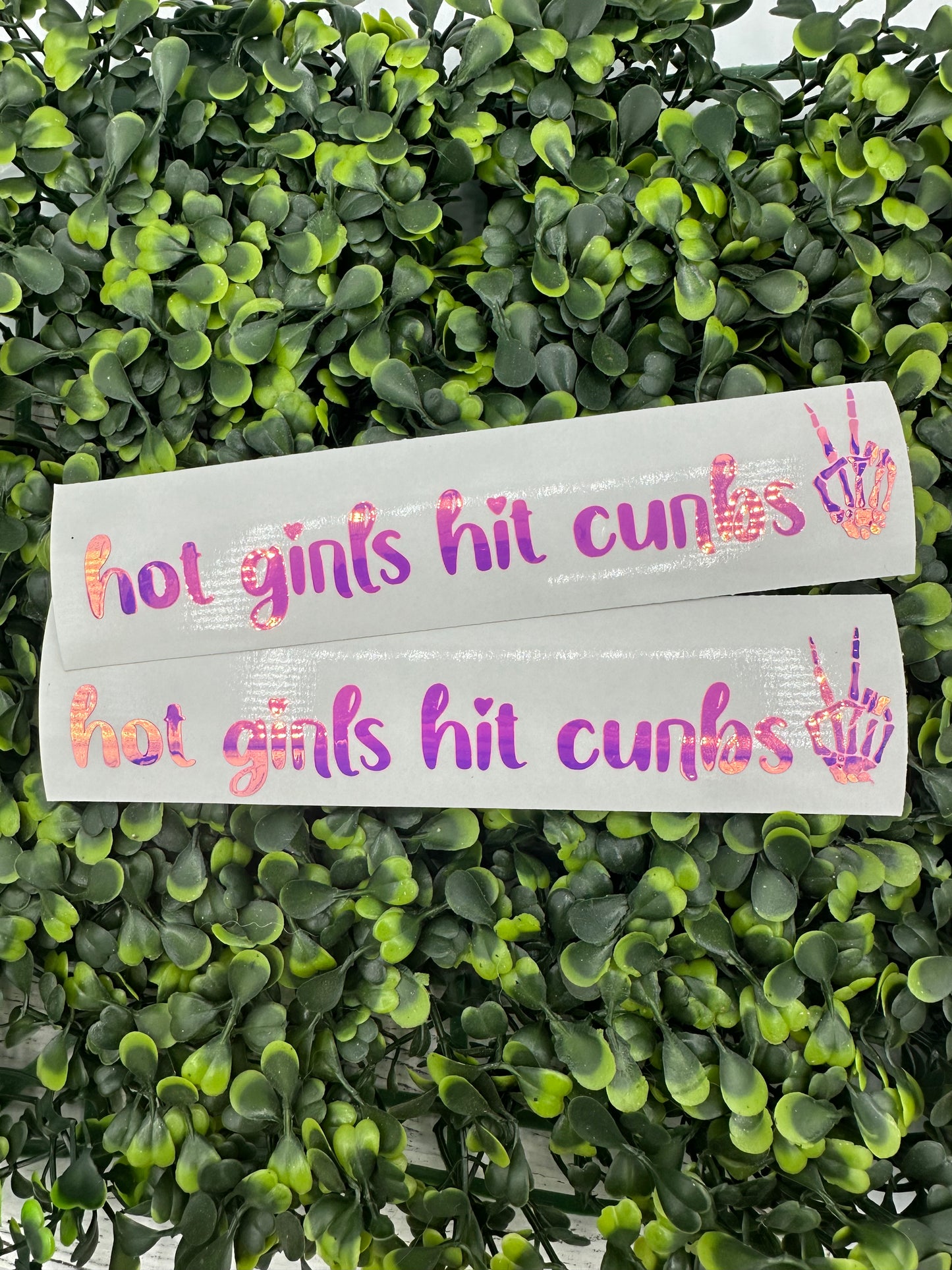 Hot Girls Hit Curbs Decal