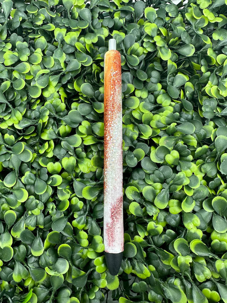 Orange Milky Way Glitter Pen