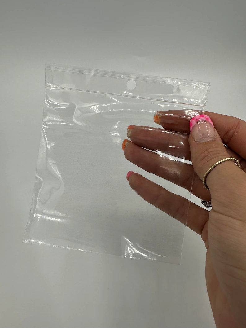 4x4 Resealable Polypropylene Clear Bags