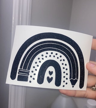 Teacher Rainbow Decal