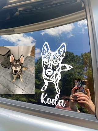 Custom Pet Portrait Decal