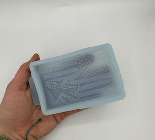 Off Road American Flag Silicone Mold