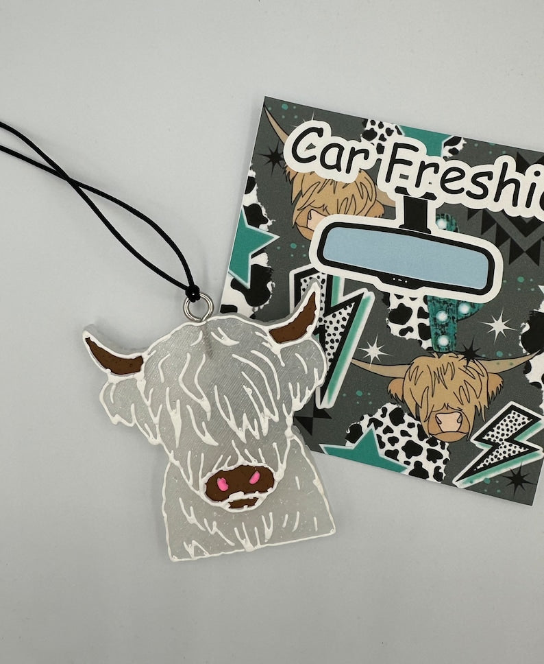Highland Cow Car Freshie