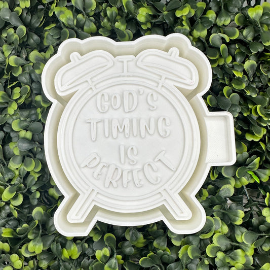 God’s Timing Is Perfect silicone mold