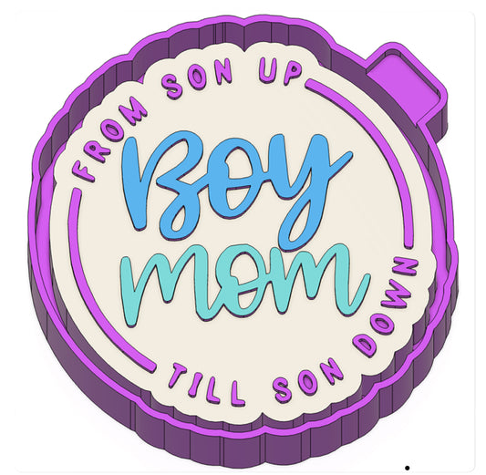 Boy Mom Silicone Mold