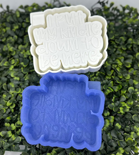 I Put My Kindle Down To Be Here Silicone Mold