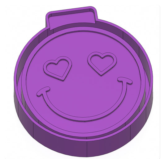 Heart Eyes Smiley Silicone Mold