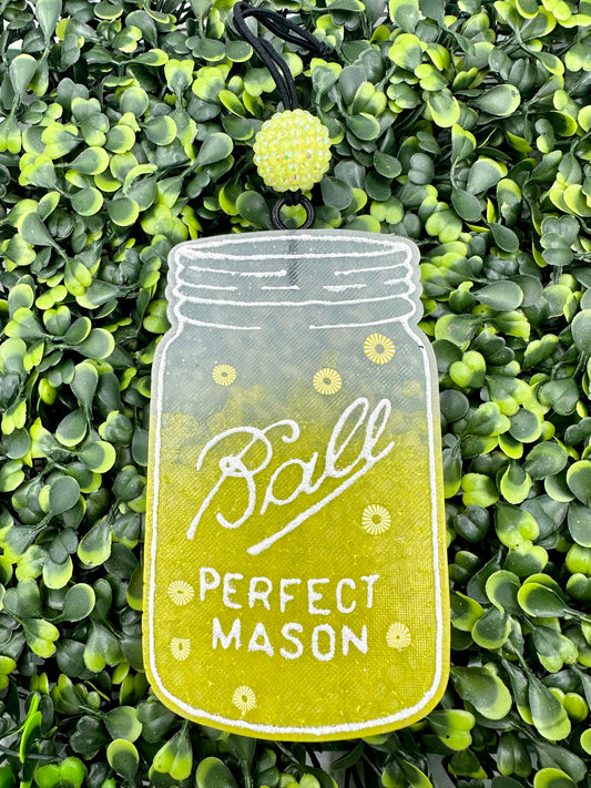 Lemon Jar Car Freshie