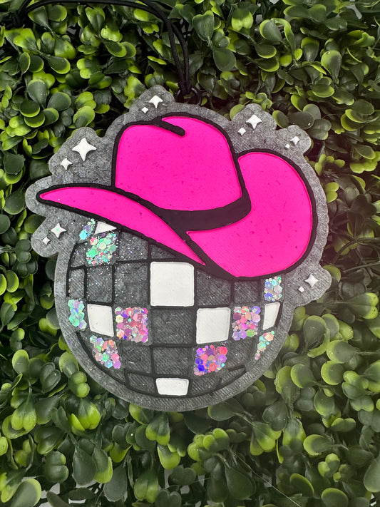 Disco Cowgirl Car Freshie