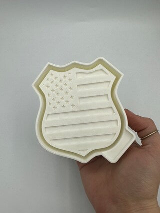 Police Badge Silicone Mold