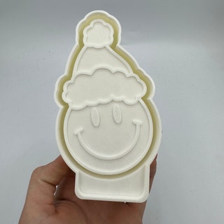 Smiley Santa Silicone Mold