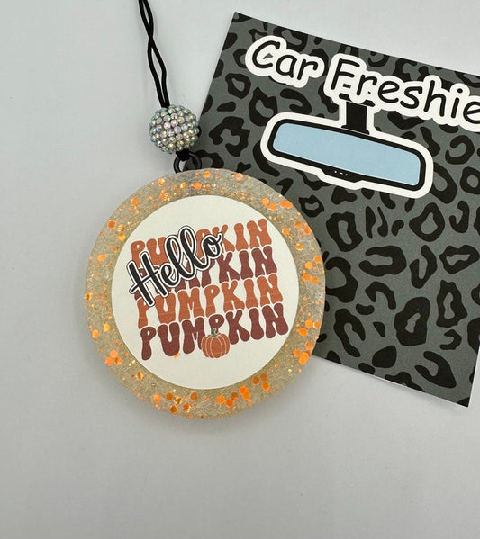 Hello Pumpkin Car Freshie